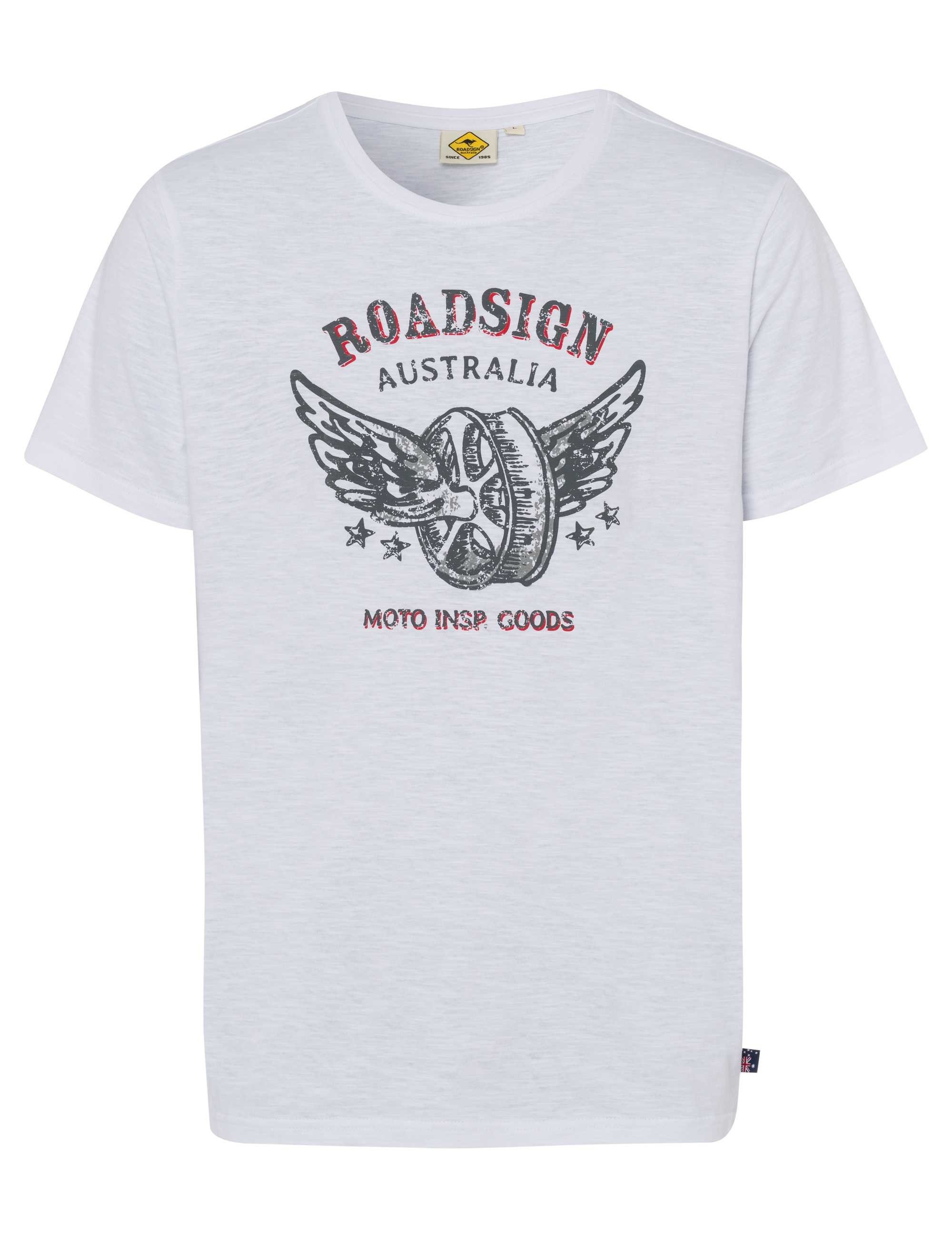 ROADSIGN australia T-Shirt »Flying Wheel« mit Print im Biker-Stil