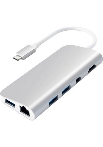 Satechi Type-C Multimedia USB-Adapter HDMI RJ-...