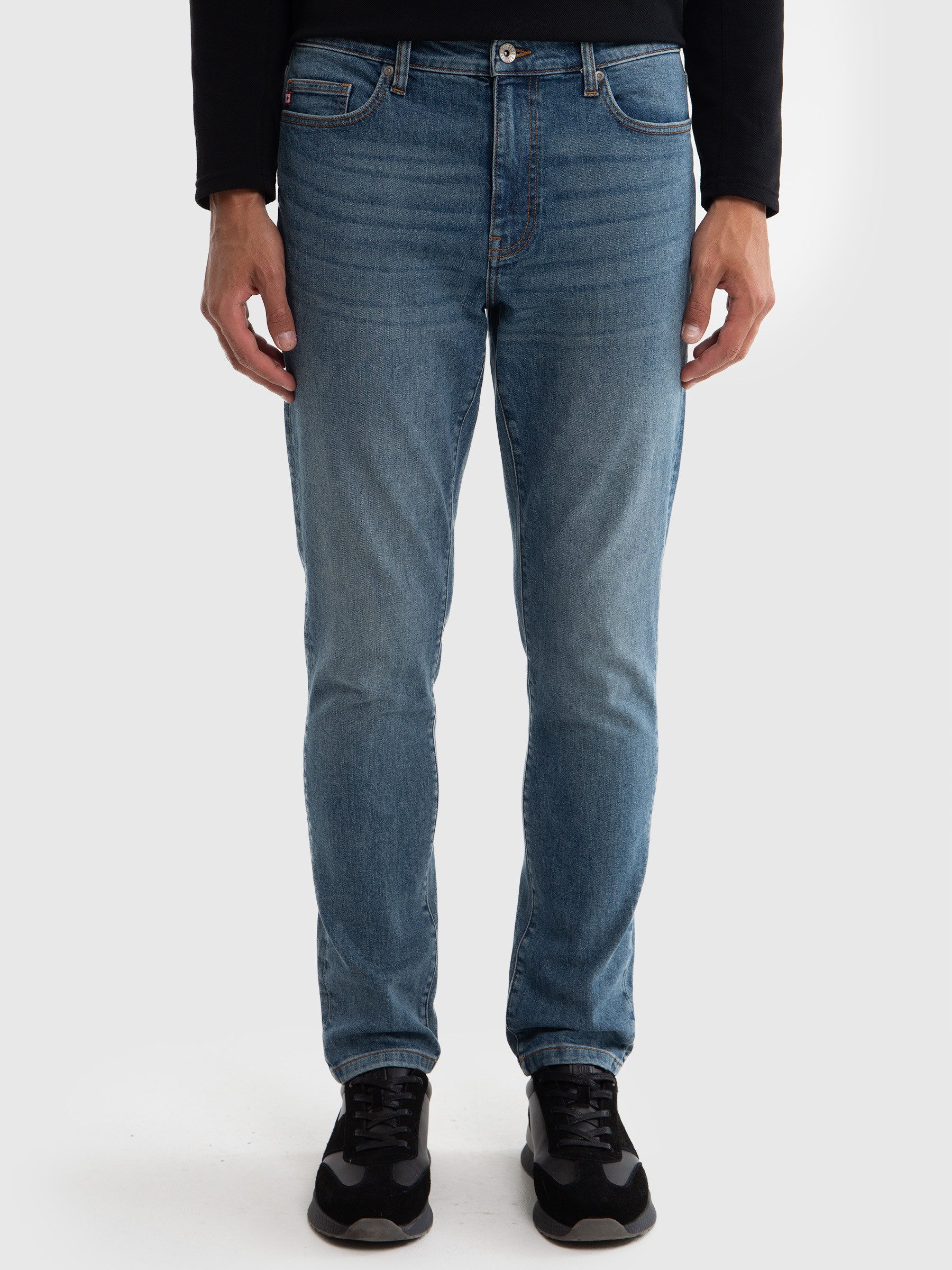 BIG STAR Tapered-fit-Jeans HARPER hohe Leibhöhe günstig online kaufen