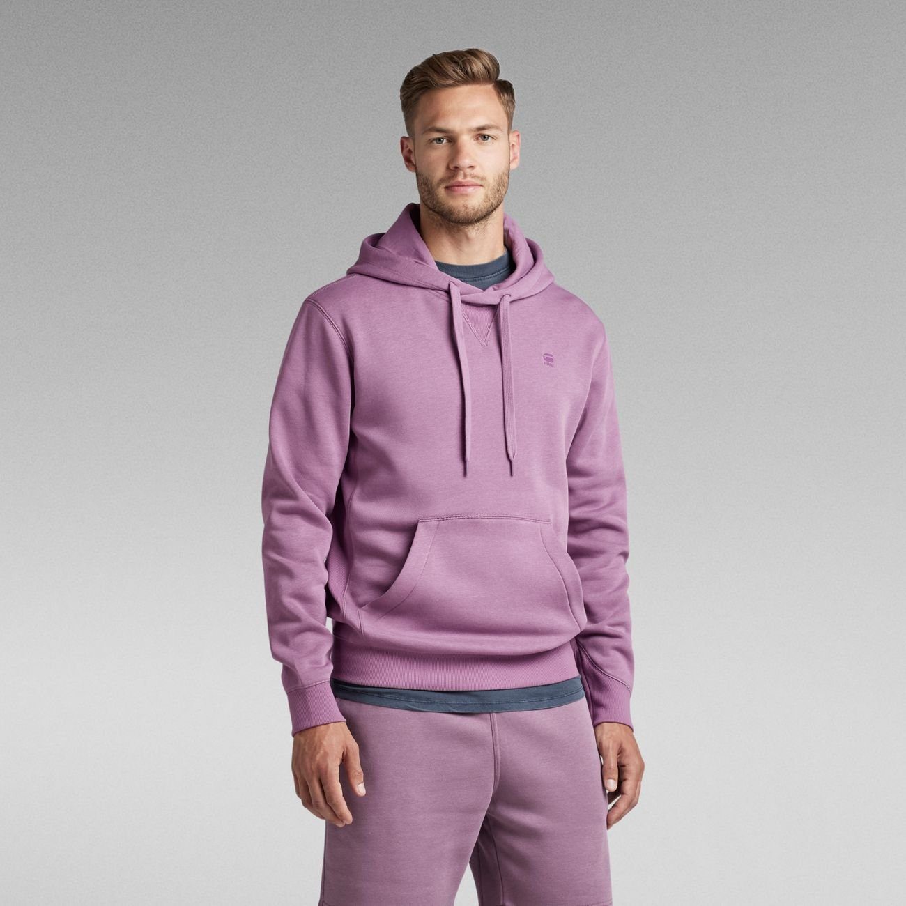 G-Star RAW Hoodie Premium core hdd sw l/s (1-tlg) Grapeade | Sweatshirts