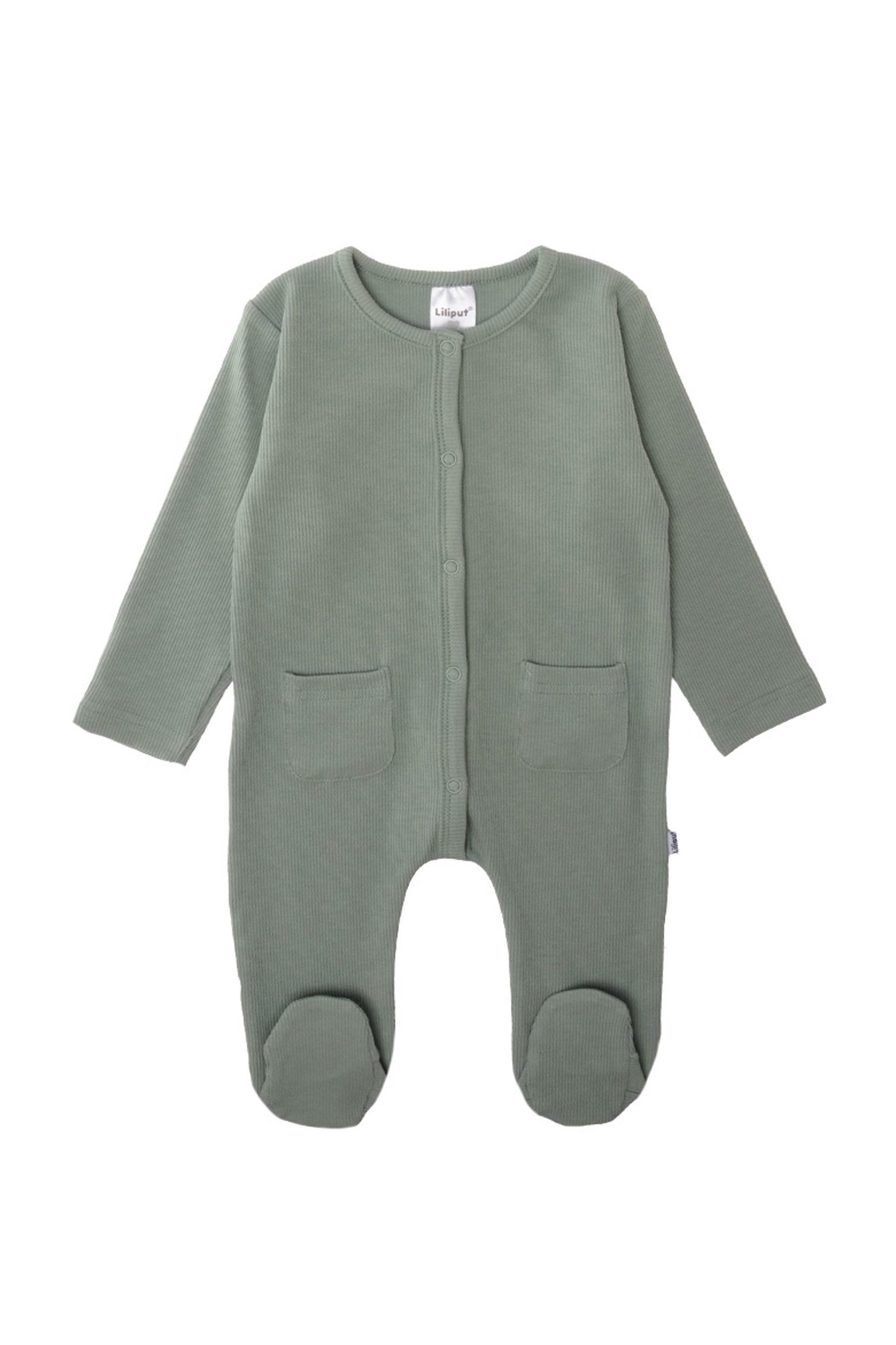 Liliput Overall Little One aus weichem geripptem Material, Schlichter  Baby-Overall mit aufgesetzten Taschen