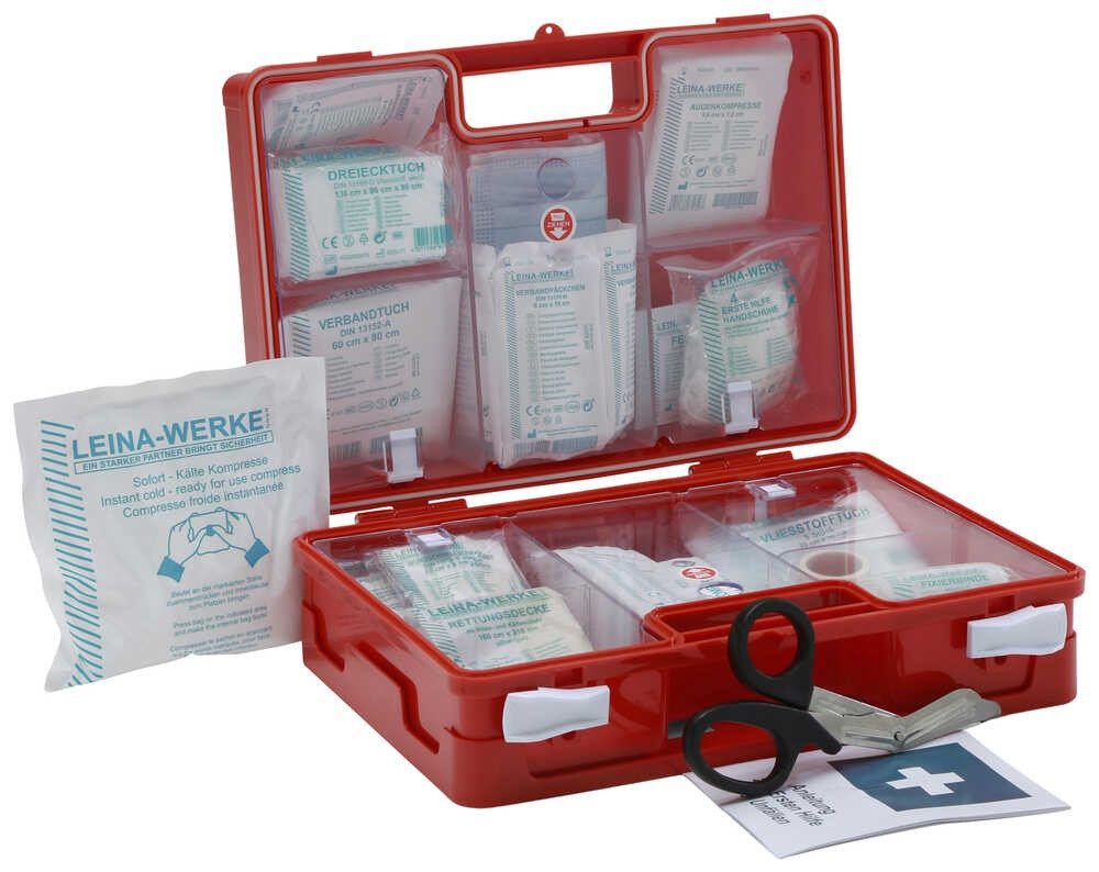 Leina-Werke Erste-Hilfe-Koffer LEINA-WERKE Erste-Hilfe-Koffer QUICK DRK-Edition DIN 13157 orange