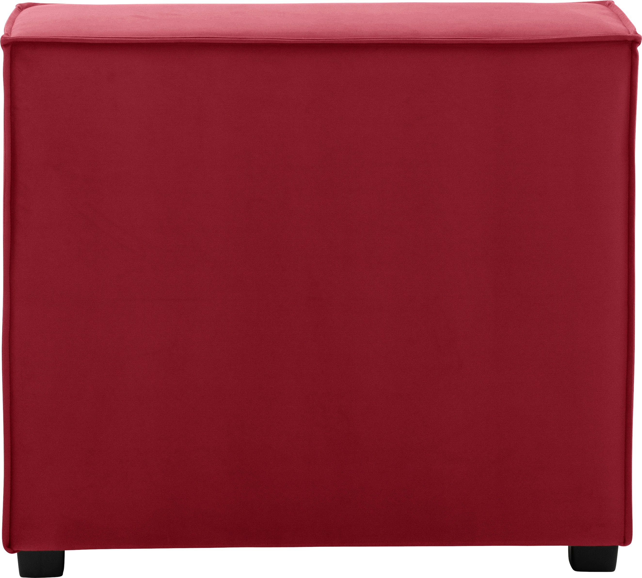 Max Winzer® Sofaelement 60/30/78 MOVE, Einzelelement cm, kombinierbar rot individuell