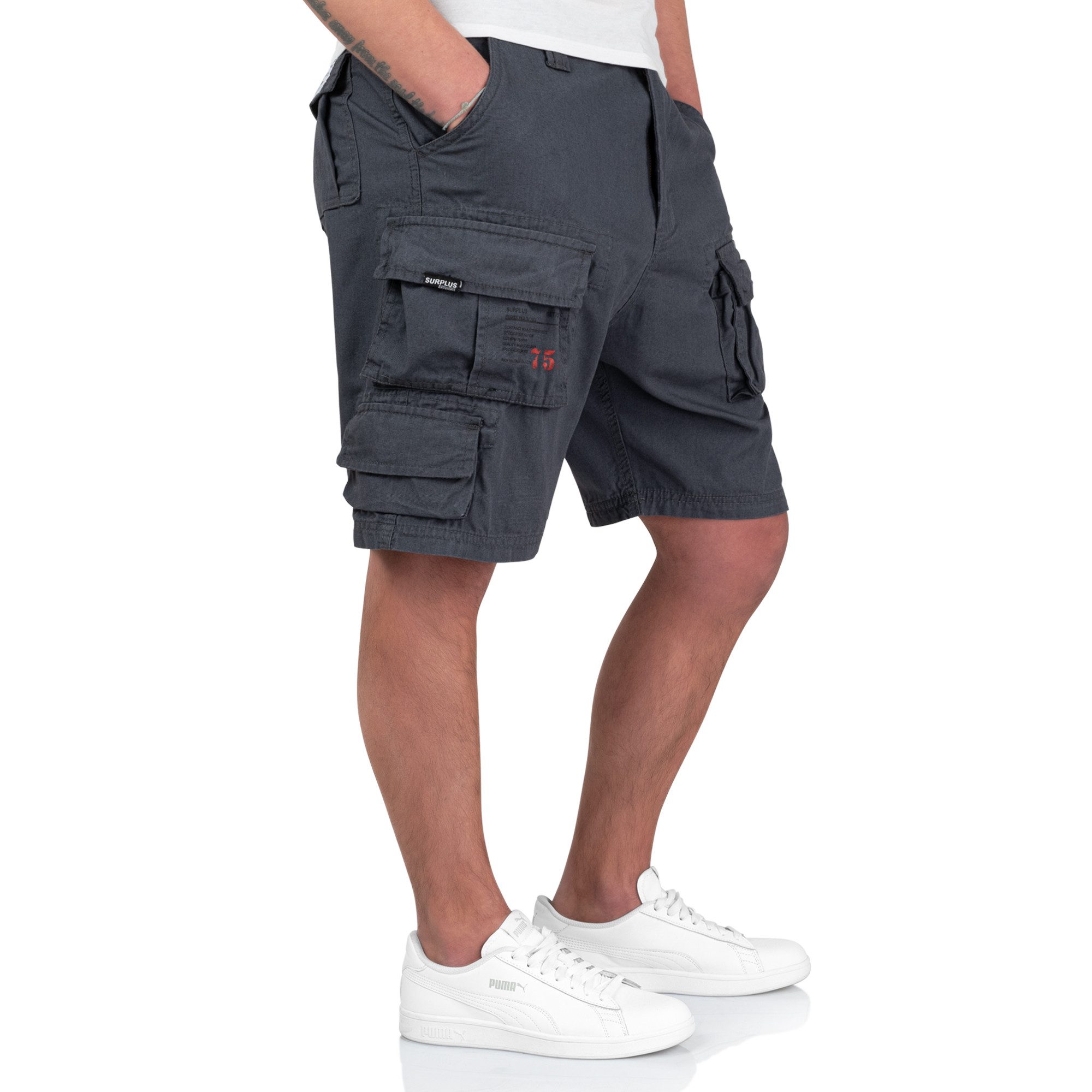 Trooper Cargoshorts Trooper Bermuda Baumwolle Sommer Shorts Kurze Hose Army knielang – Bild 5 von 5