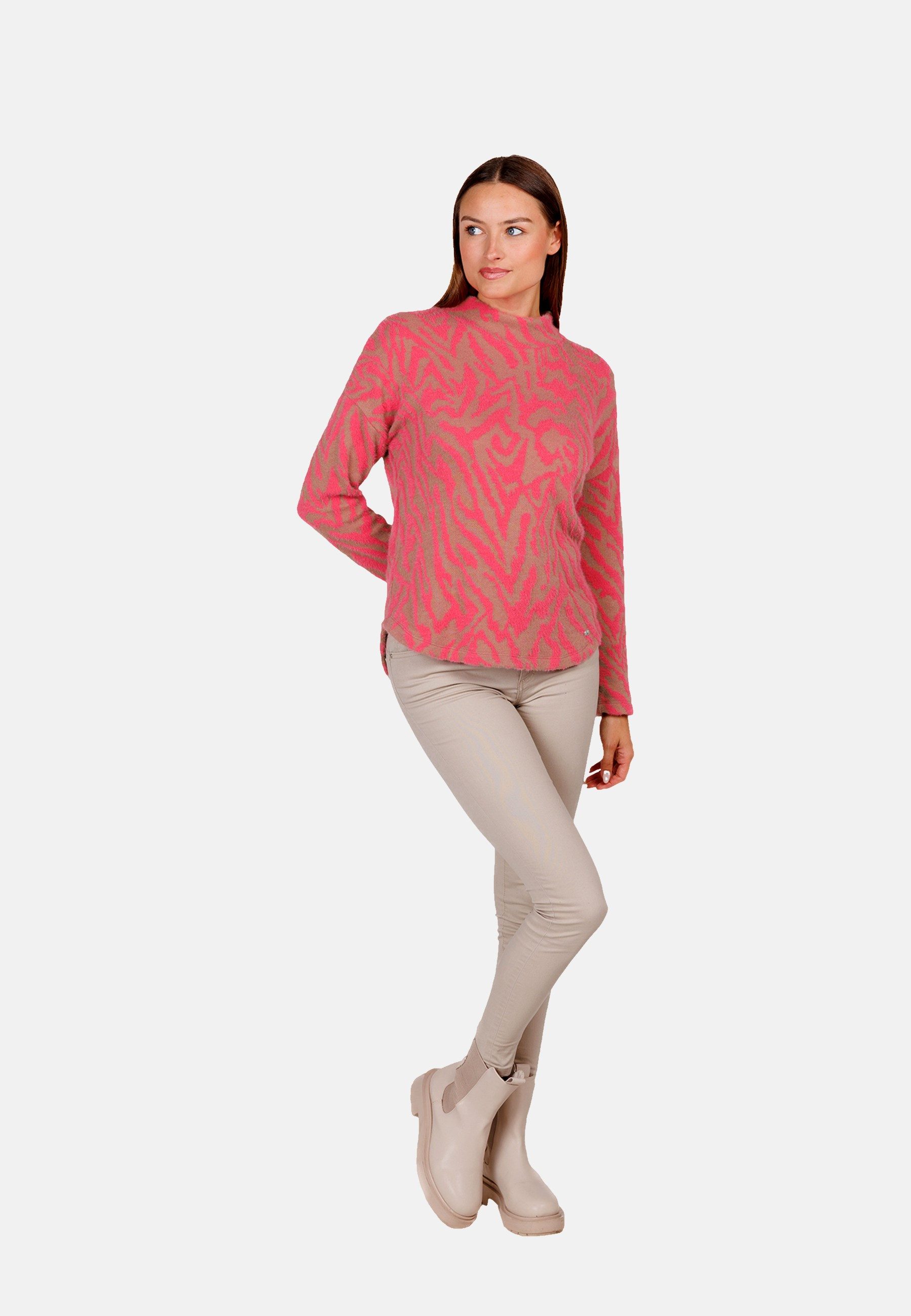 Key Largo Strickpullover Pullover UNIVERSE Strickpullover Steh-Kragen (1-tlg)