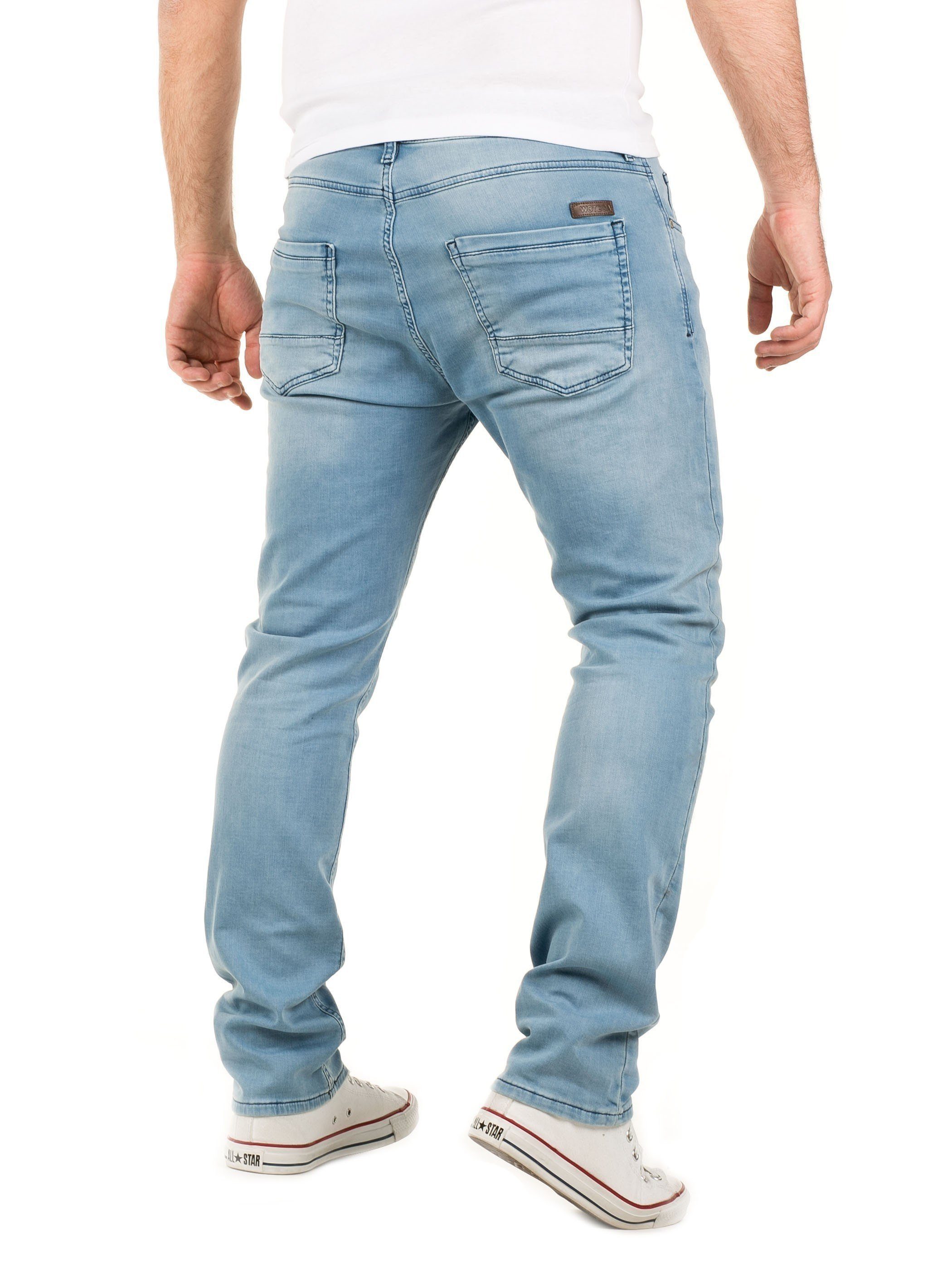 WOTEGA Noah - Sweathose In Jeansoptik Herren - Männer Jeans Hose