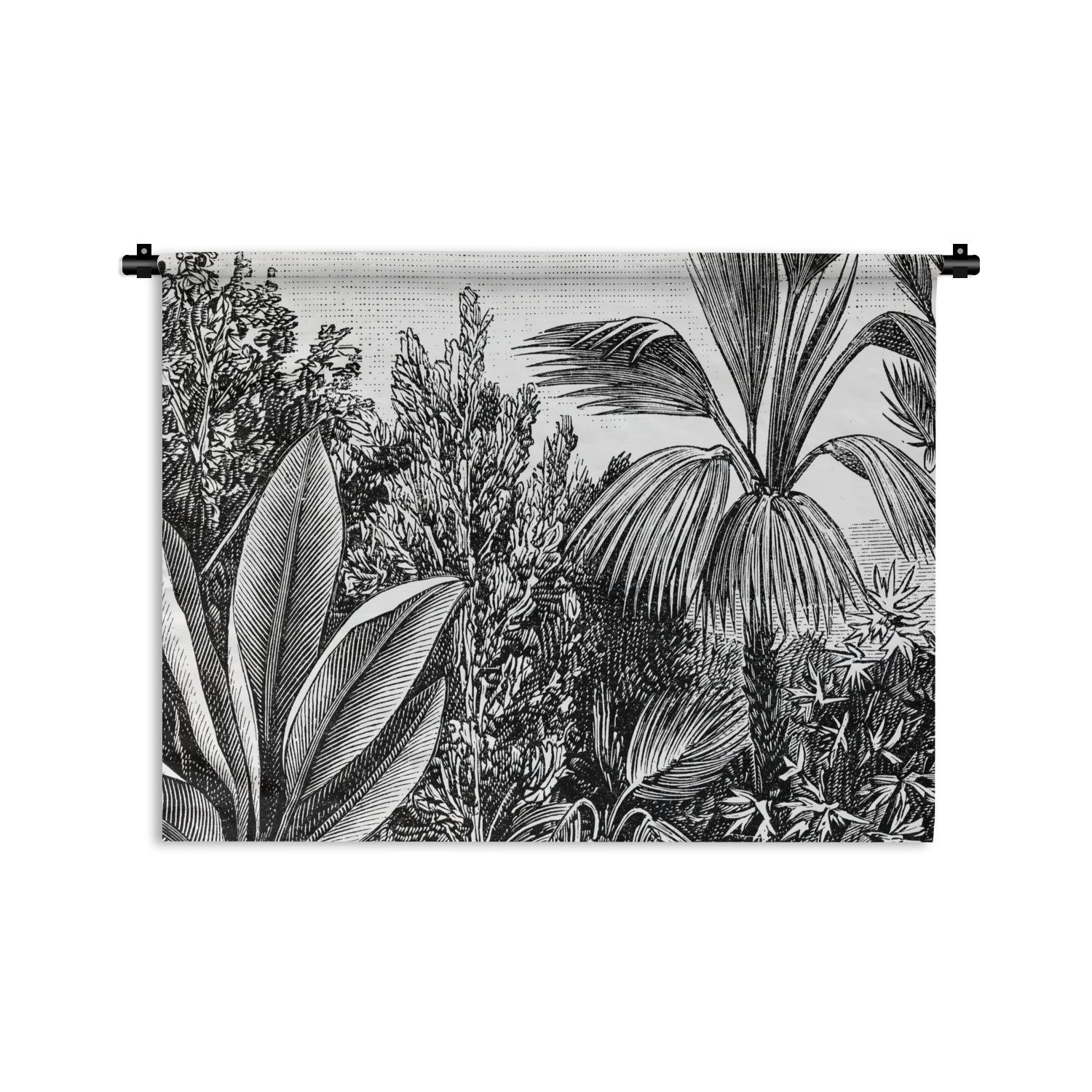 MuchoWow Wanddekoobjekt Pflanzen - Natur - Gestaltung - Illustration - Ernst Haeckel, Wanddeko für Wohnzimmer, Schlafzimmer, Kleid, Wandbehang, Kinderzimmer