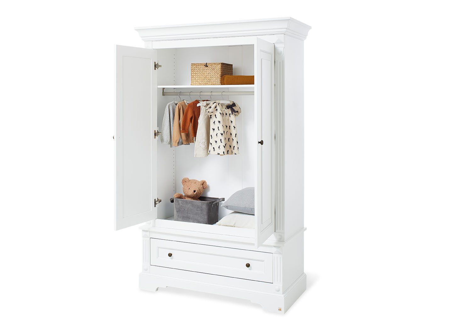 Pinolino® Kinderkleiderschrank Kleiderschrank 'Emilia'