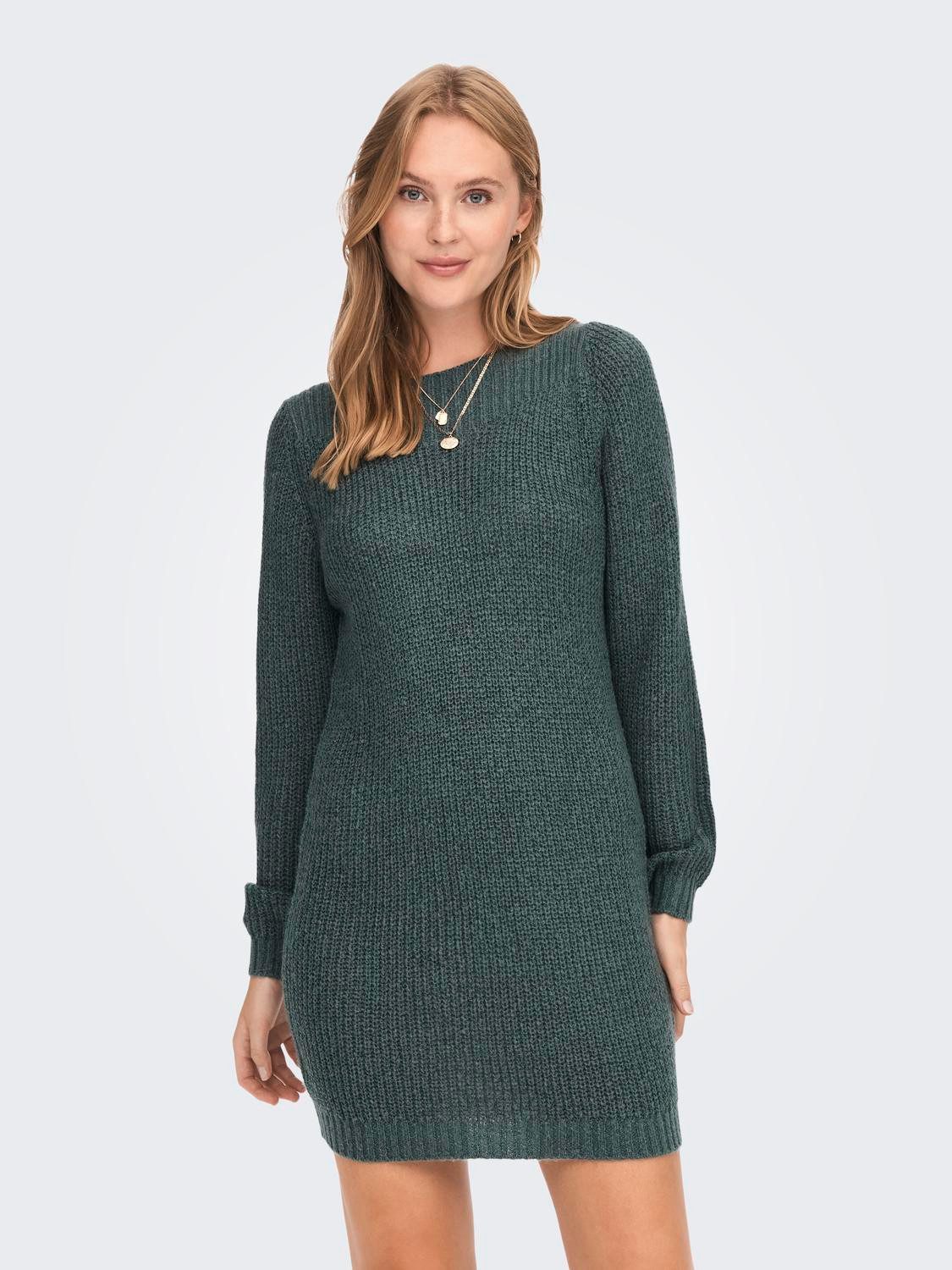 Minikleid JDYWHITNEY MEGAN L/S BOAT DRESS KNT NOOS
