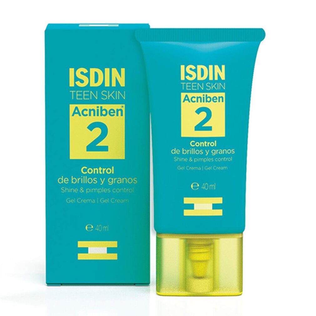 Isdin Tagescreme Acnibel Teen Haut Gel Creme für Glanz und Grain Control