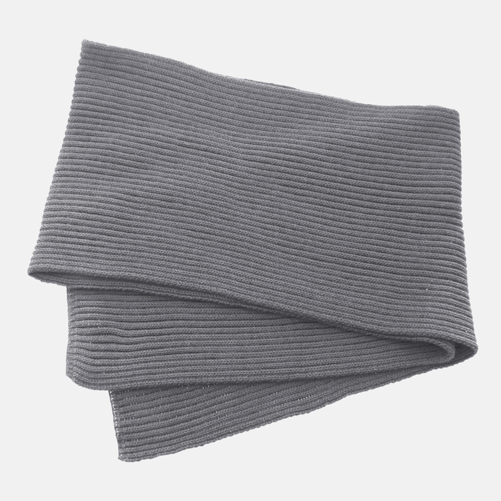HANSEHELD Strickschal Ripp Strickschal Schurwolle - Merino Rippenstrick Schal