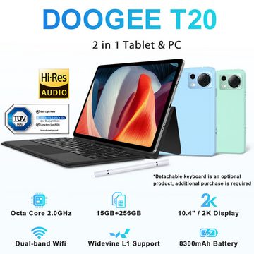 DOOGEE T20 Tablet (10.4", 8 GB, 10.4" 2K, 8GB+256GB, 8300mAh, Android 12, Widevine L1)