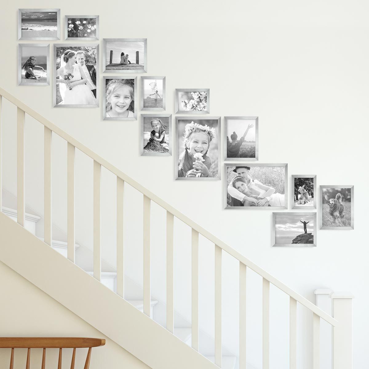 PHOTOLINI Bilderrahmen 15er Set No.2 Poster-Rahmen in verschiedenen Formate günstig online kaufen