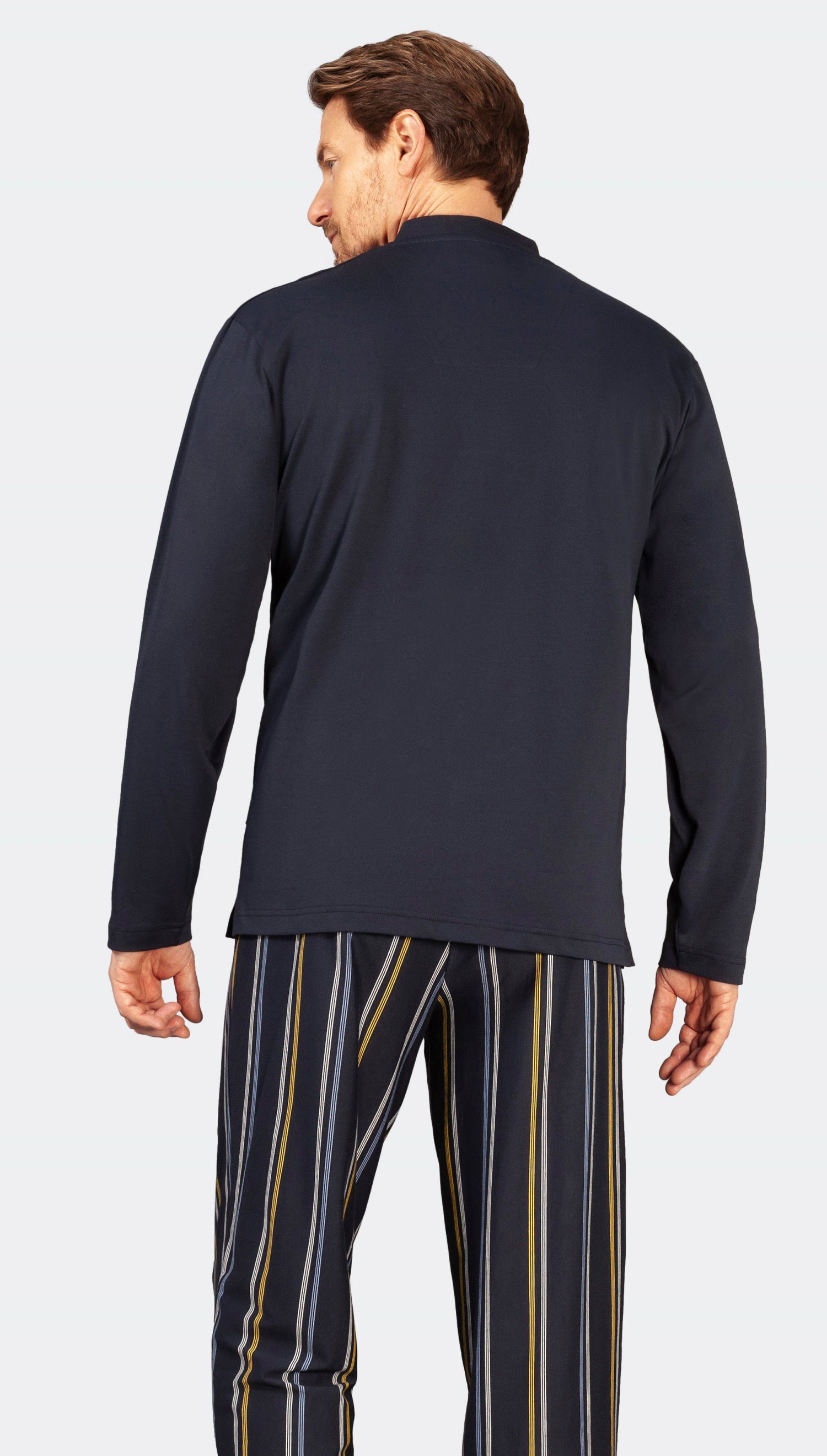 Hajo Schlafanzug Pyjama mit langem Arm (2 tlg) Klima Komfort günstig online kaufen