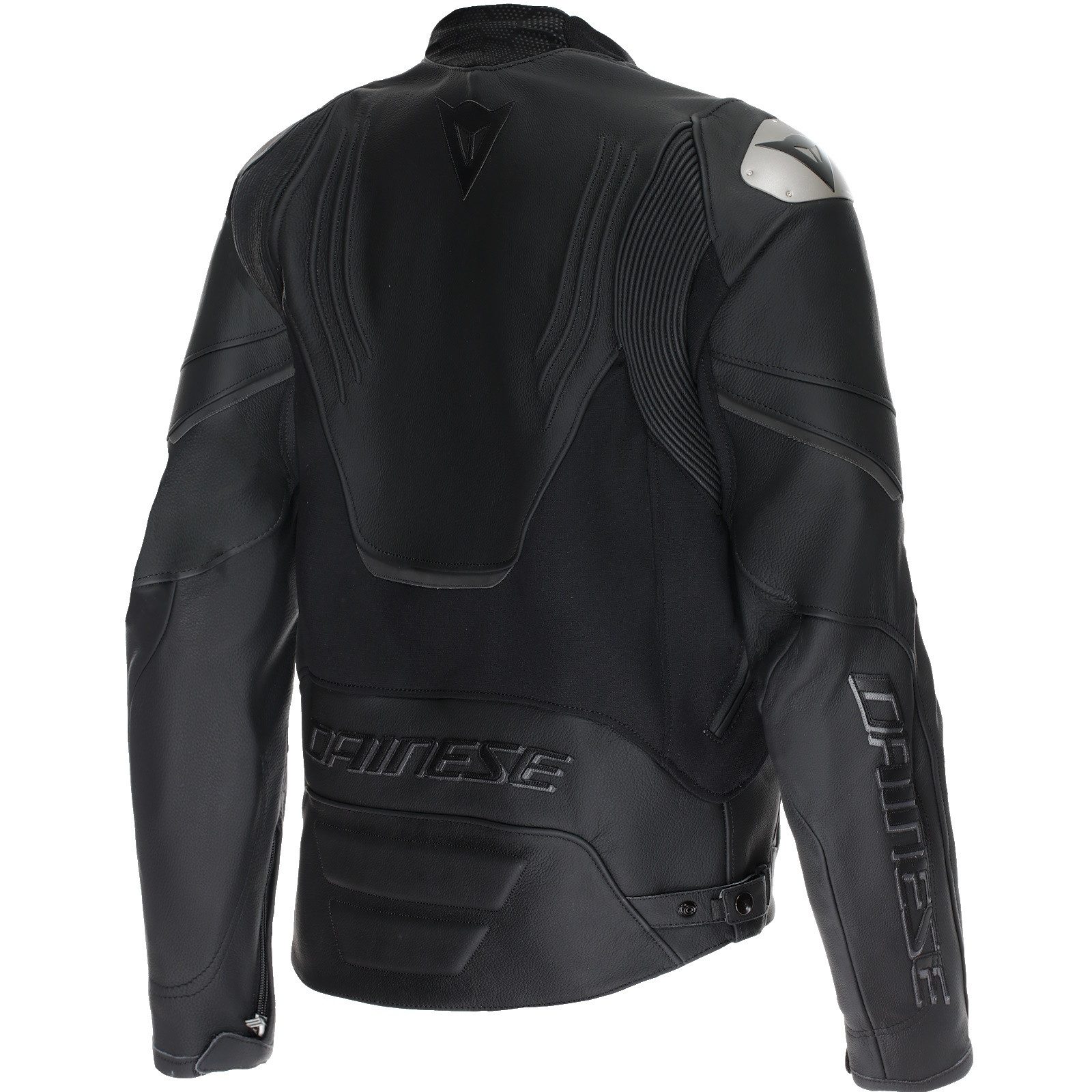 Dainese Motorradjacke Dainese Racing 5 Lederjacke Schwarz / Schwarz / Schwarz motorrad lederjacke herren