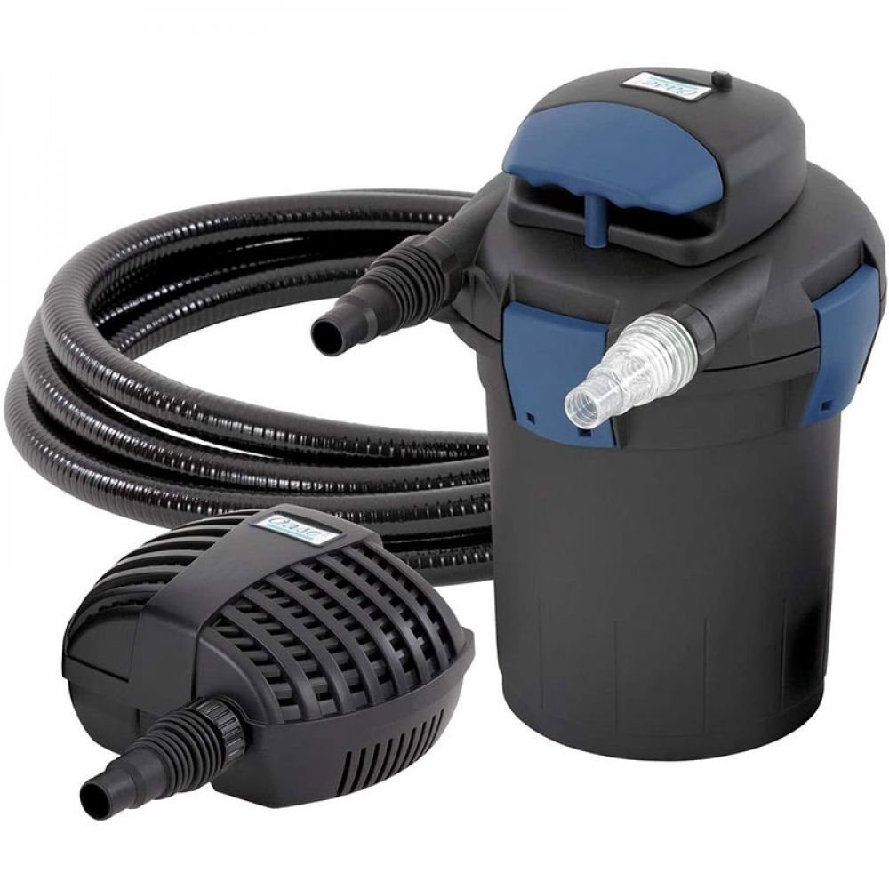 Teichfilter Oase BioPress Set 4000 Druckfilter mit Filterpumpe und UVC Klärer