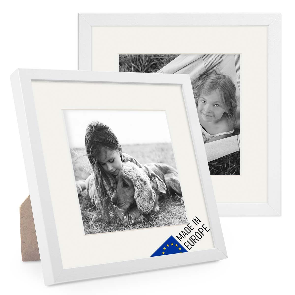 PHOTOLINI Bilderrahmen 2er Set Echtholz mit günstig online kaufen