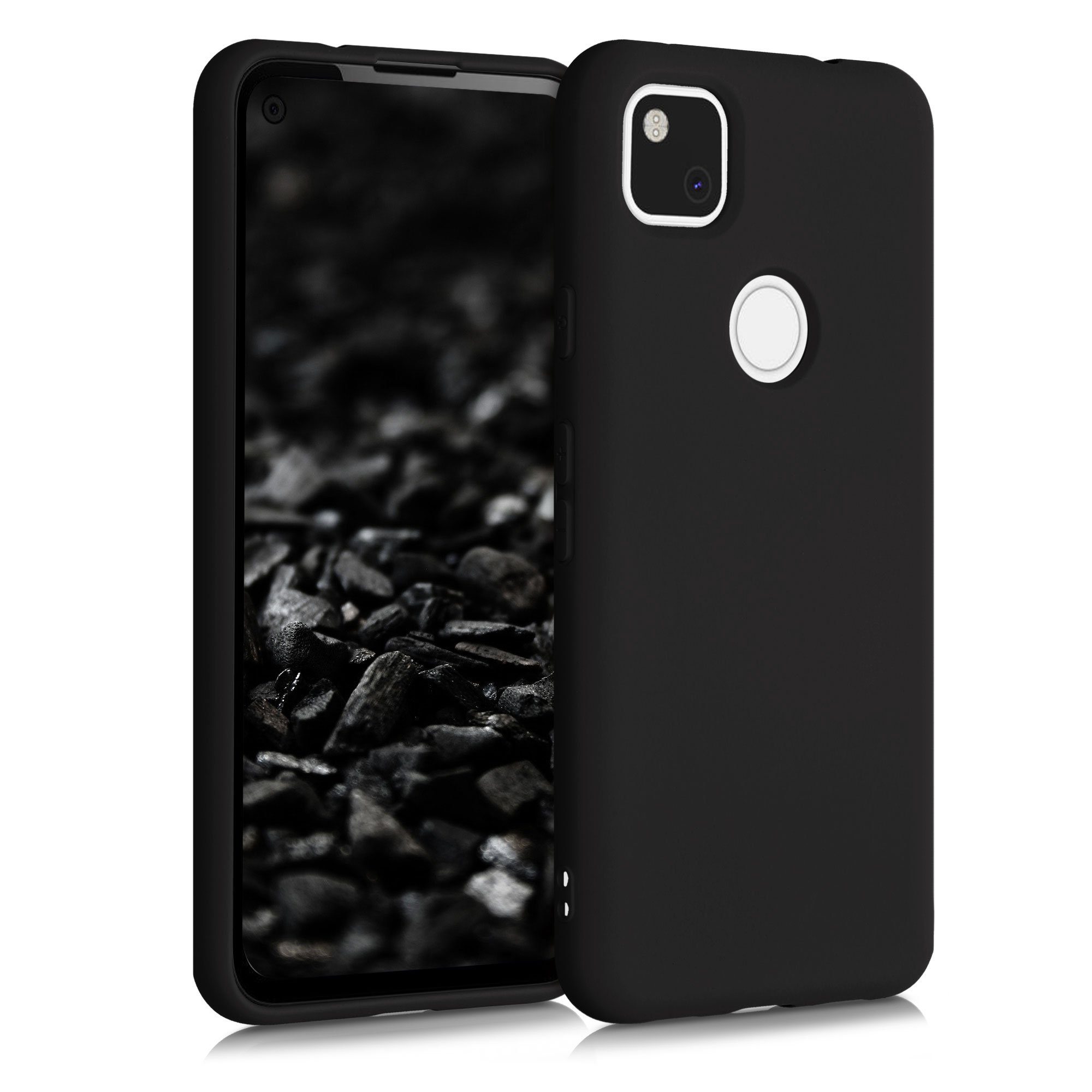 kwmobile Handyhülle Slim Case für Google Pixel 4a, Hülle Silikon Handy - Handyhülle gummiert