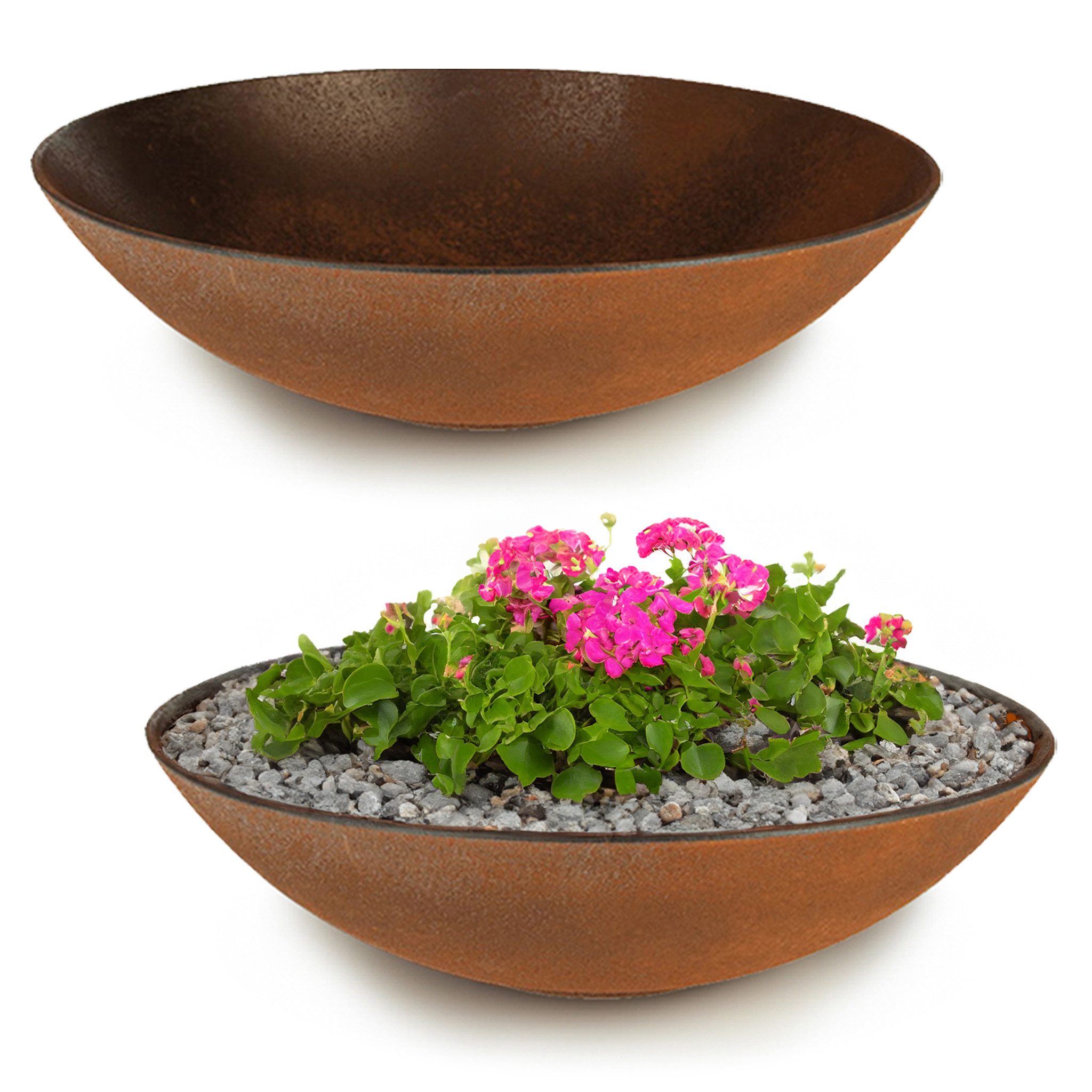 matches21 HOME & HOBBY Blumentopf Flache günstig online kaufen