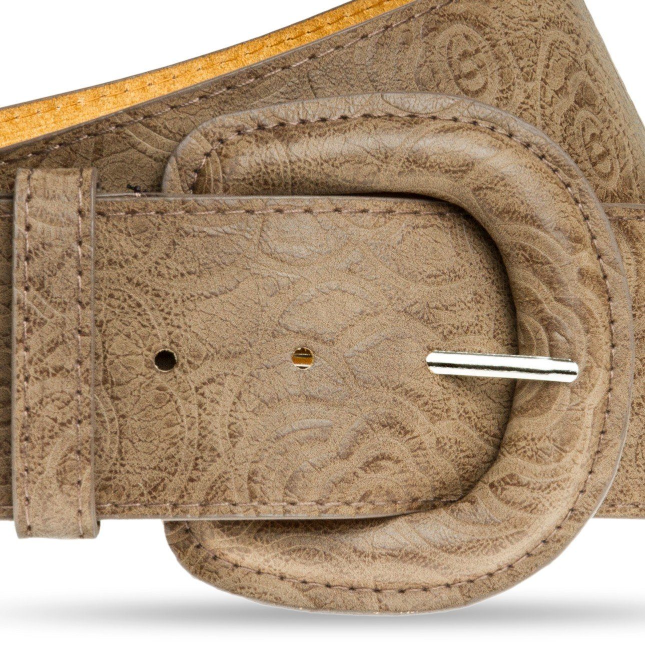 Caspar Taillengürtel Caspar GU295 breiter Damen Taillengürtel mit großer Sc günstig online kaufen