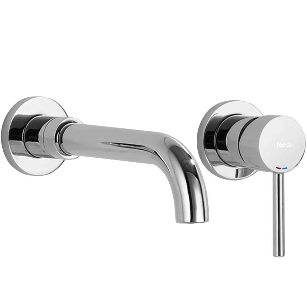 wohnwerk.idee Unterputzarmatur Waschbeckenarmatur Wasserhahn Gold Matt Schwarz Chrom Lungo