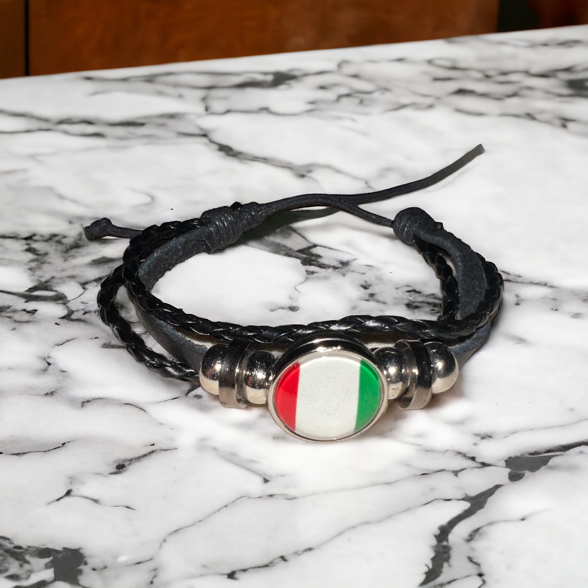 Stelby Armband mit Gravur Italien Armband 3D Gravur im Glas