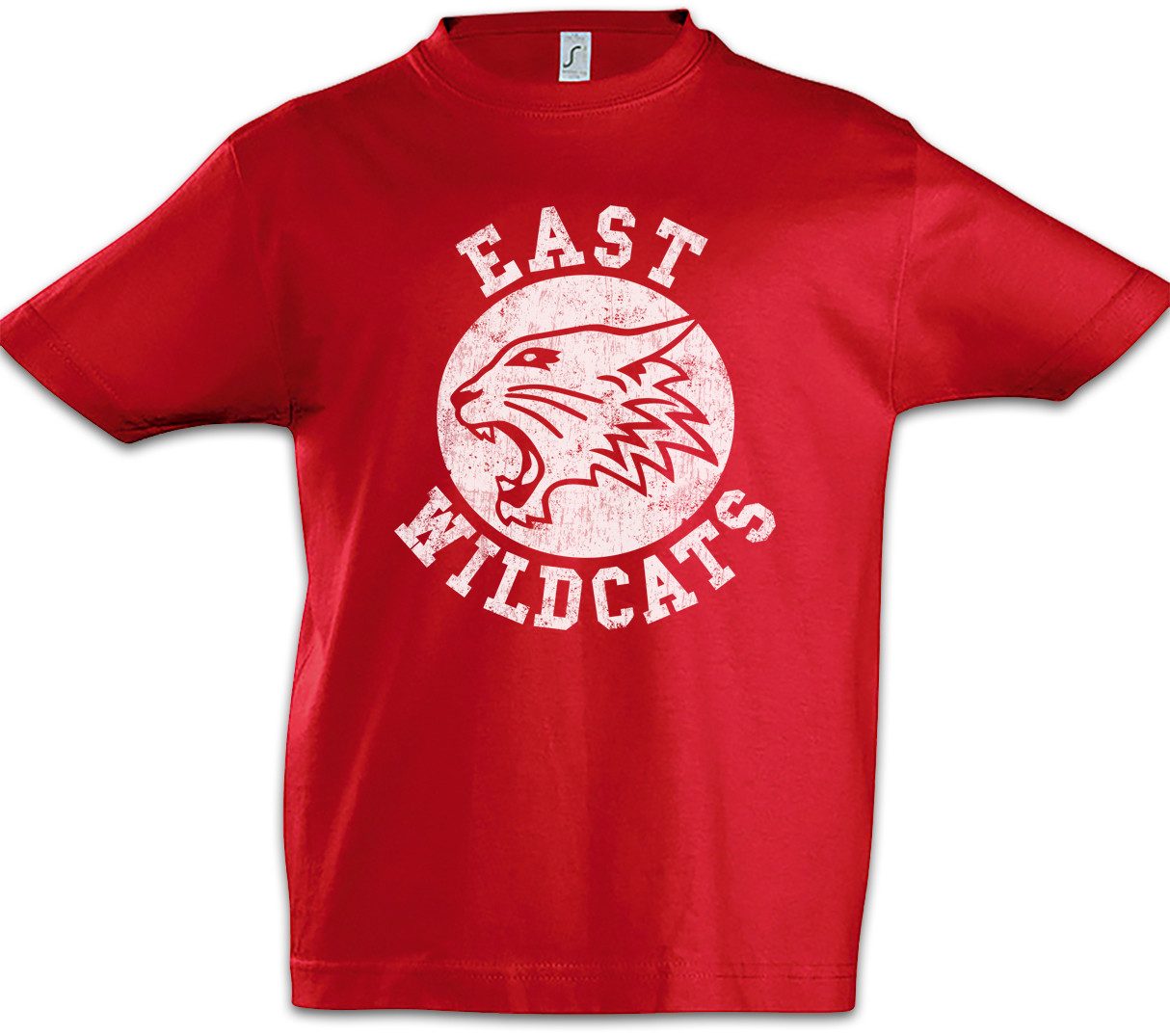 Print-Shirt East Wildcats Kinder T-Shirt High School Basketball Musical Katzen