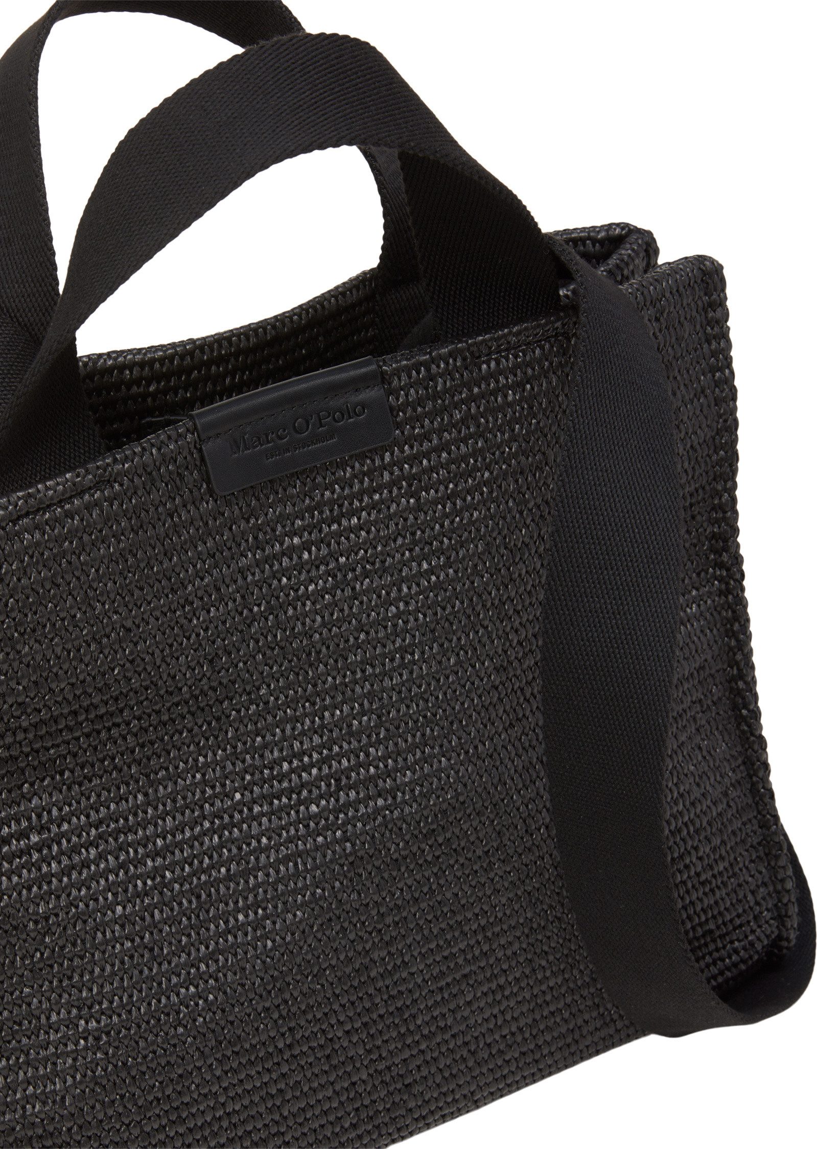 Marc O'Polo Shopper in Raffia-Bast-Optik