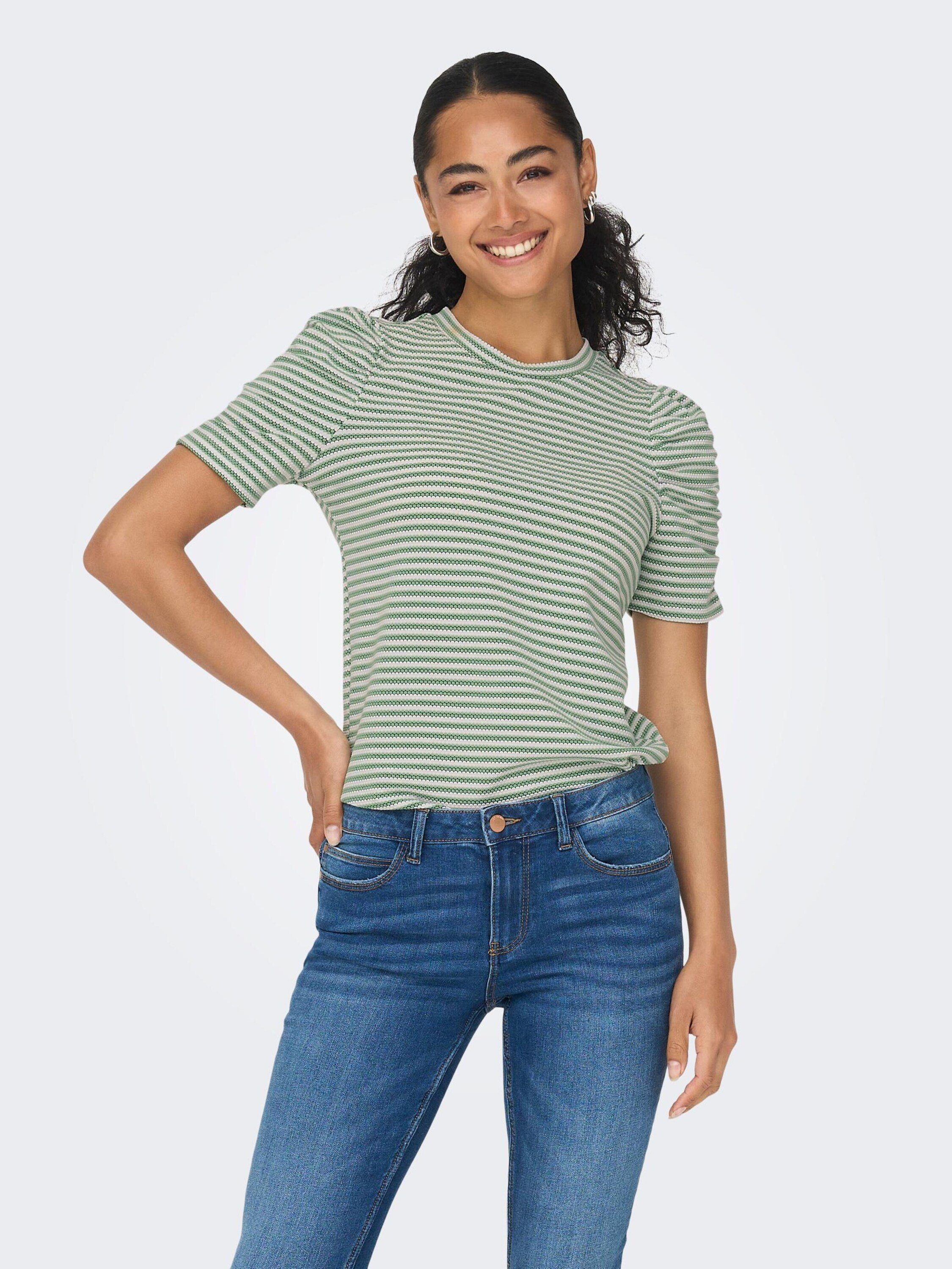 ONLY T-Shirt IBEN (1-tlg) Drapiert/gerafft – Bild 5 von 5