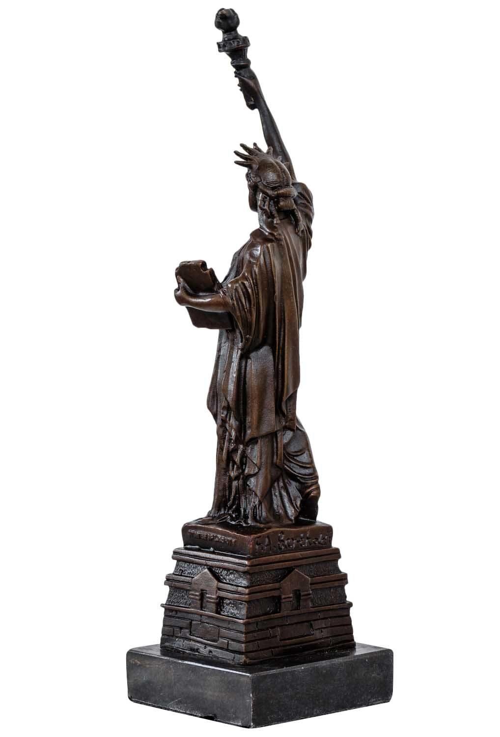 Aubaho Skulptur Bronzeskulptur Bronze New USA Freiheitsstatue York Figur Antik- Statue