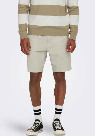 ONLY & SONS Shorts ONSLINUS 0007 COT LIN SHORTS NOOS