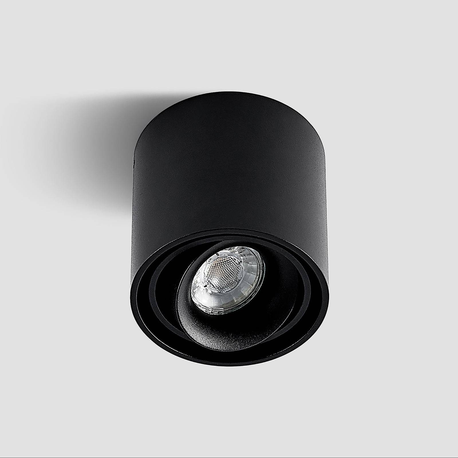 Arcchio Deckenleuchten Walza, Metall, Schwarz IP20, 1 x 50 W