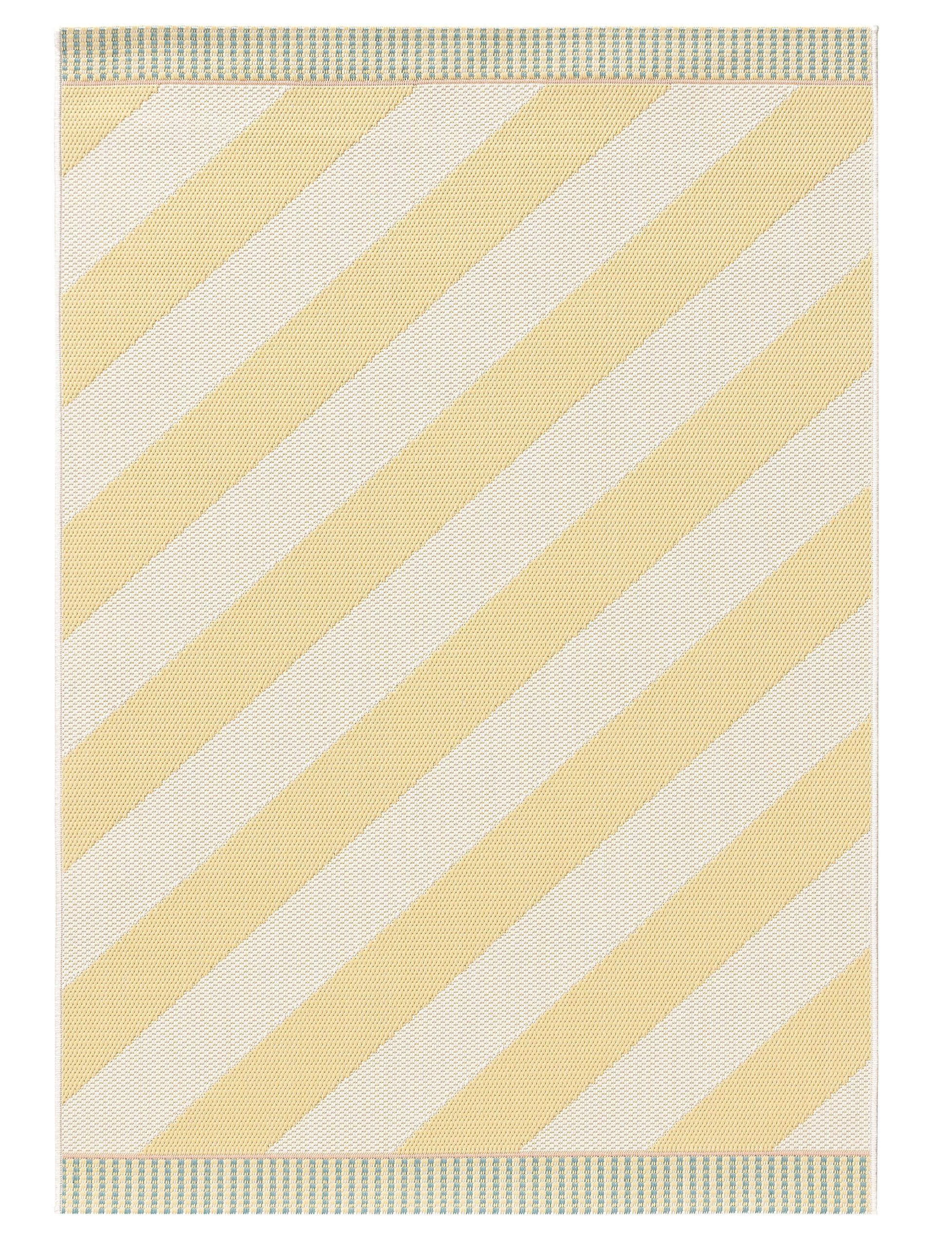 benuta Outdoorteppich Sunny, rechteckig, Höhe: 5 mm, Kunstfaser, Berber, Ethno-Style, Wohnzimmer