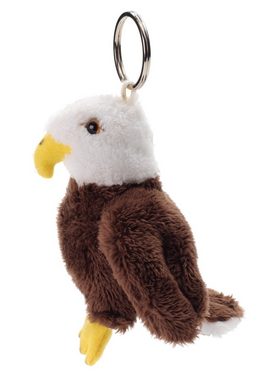 Uni-Toys Kuscheltier Weißkopfseeadler m.Schlüsselanhänger, 11 cm - Plüsch-Adler, Plüschtier, zu 100 % recyceltes Füllmaterial