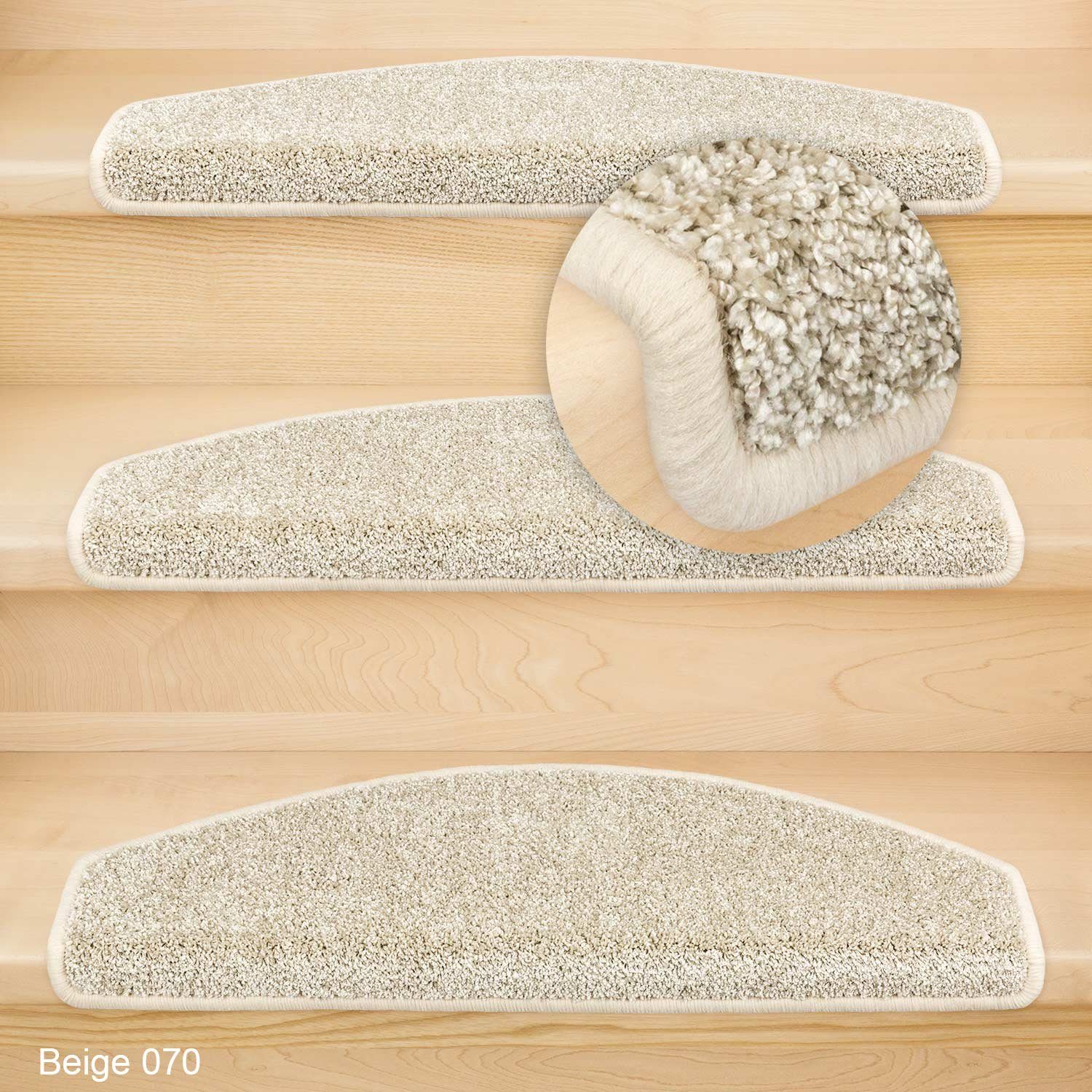 Metzker® Stufenmatte Stufenmatten Ventura Halbrund Beige 1 Stück, halbrund, günstig online kaufen