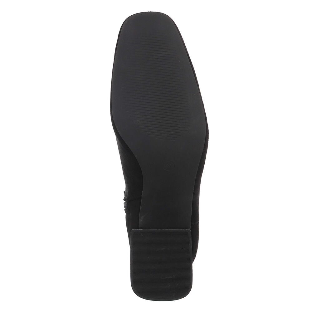 Ital-Design Damen Stiefelette mit Blockabsatz und Spitzform Stiefelette (92268937) Blockabsatz Stiefeletten in Schwarz