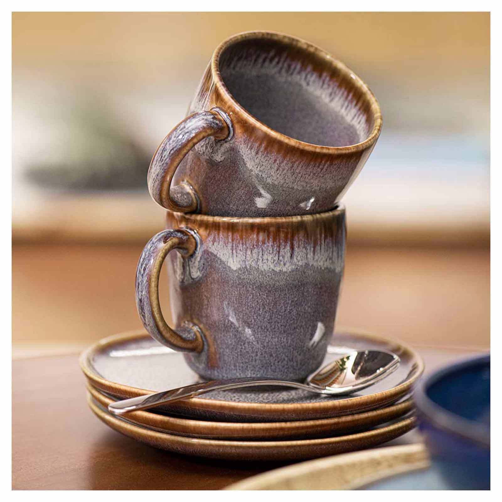 like. by Villeroy & Boch Untertasse Lave Kaffeeuntertassen ø 15,2 cm 6er Set, (6 St)