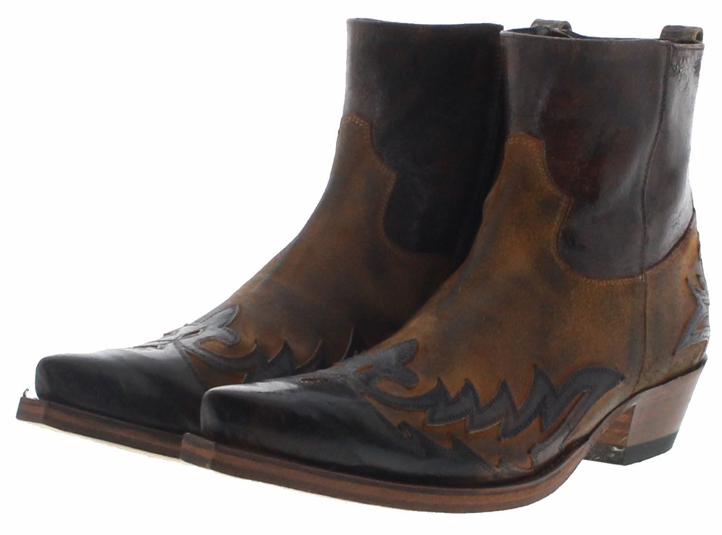 16698 Quercia Herren Westernstieflette Braun Westernstiefelette
