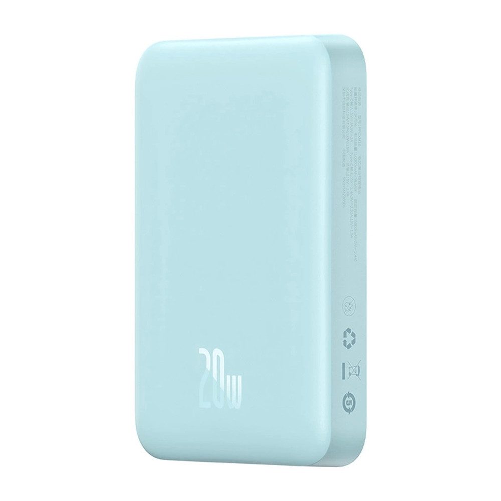 Powerbank Magnetic Mini 10000mAh, USB-C 20W MagSafe (blau) Powerbank