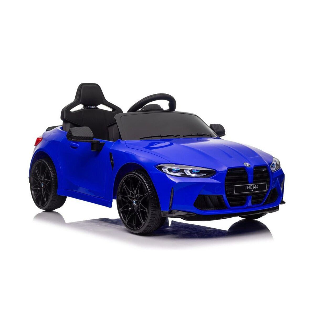 Wisam Elektro-Kinderauto BMW M4 Elektro Auto Batterieauto blau lackiert