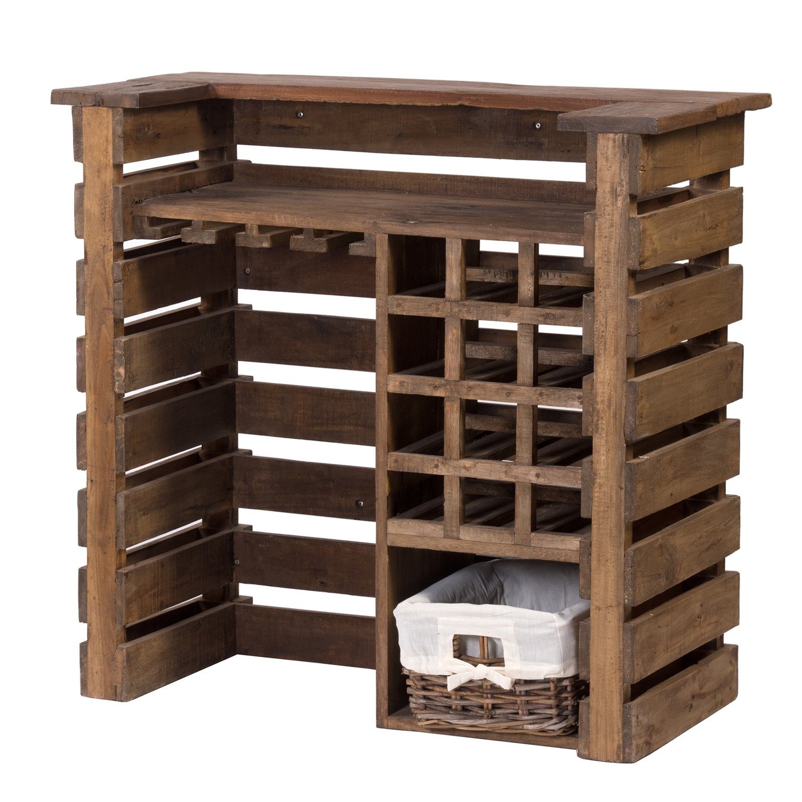 DESIGN DELIGHTS Barschrank BARSCHRANK "JAVA II", 105x100 cm (BxH), Barthresen, Verkaufstresen