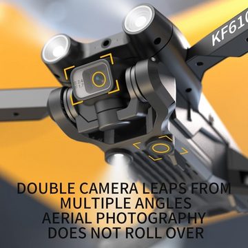 LUXWALLET Libra Light Mit Dreiseitige Hindernisvermeidung Drohne (480P, Klappbar für einfache Tragbarkeit - 360° Flugsystem für umfassende)