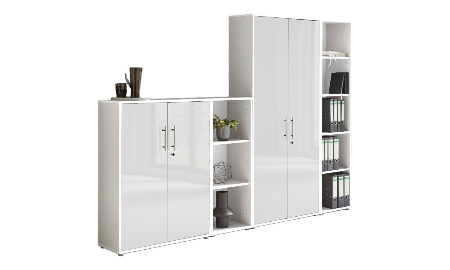 moebel-dich-auf Aktenschrank TABOR 4 (abschließbar, 4-tlg., Büroschrank ide günstig online kaufen