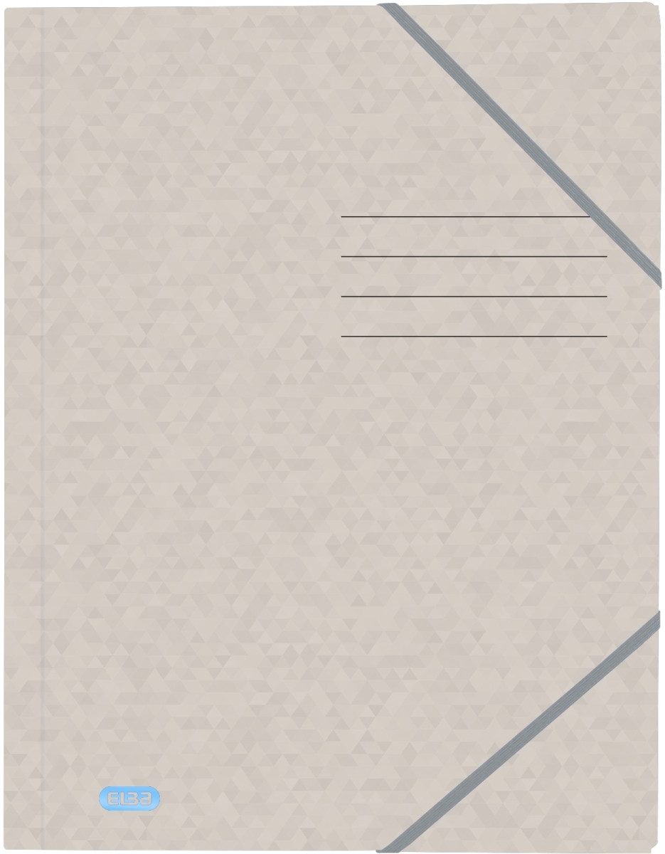 OXFORD Fächermappe Eckspannmappe Top File+ A4 3 Klappen beige