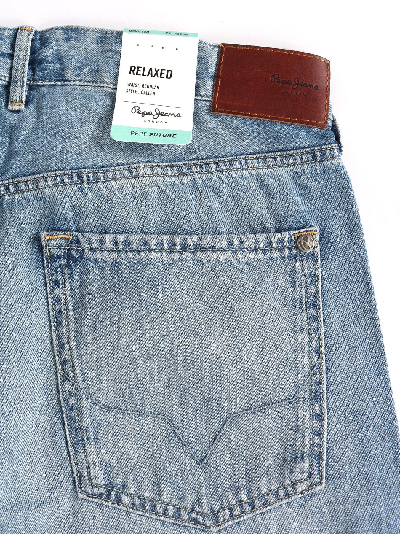 Pepe Jeans Tapered-fit-Jeans bequeme, schmal zulaufende Beinpartie - Callen MM3