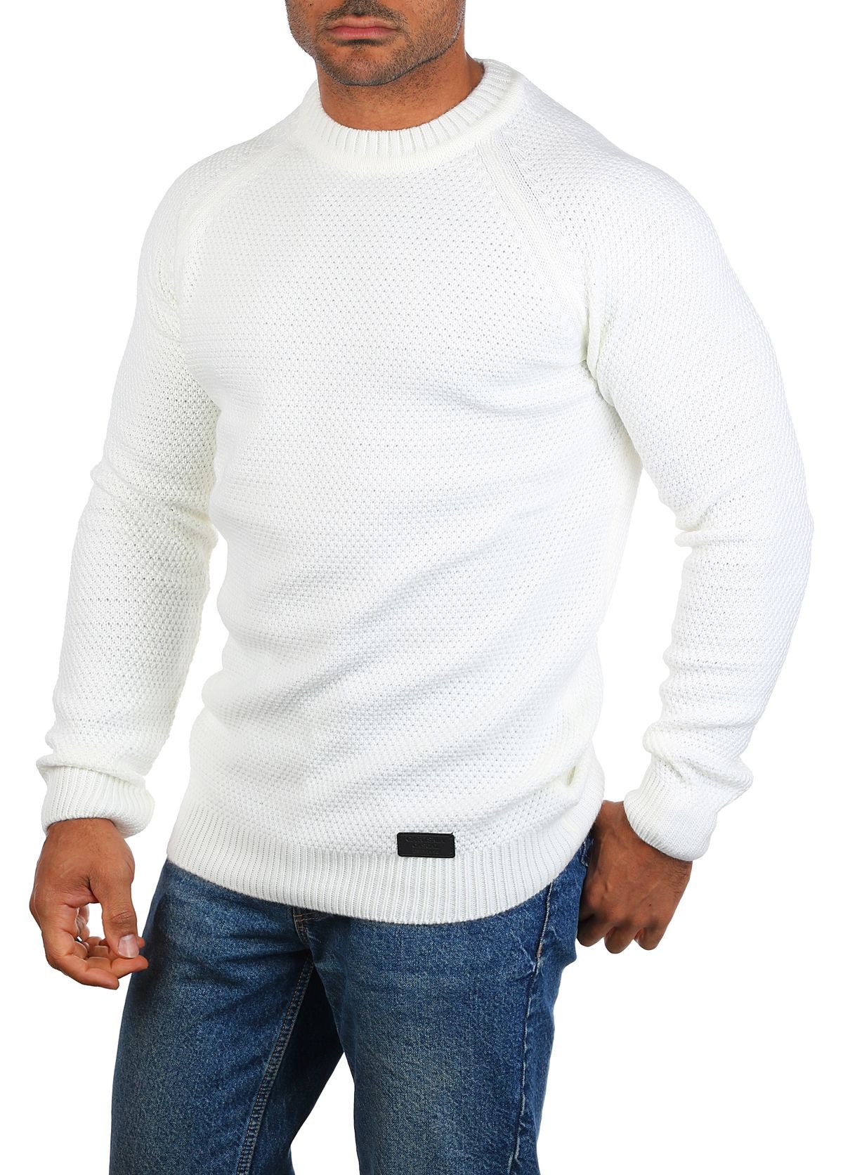 CARISMA Strickpullover Herren mittelgrob gestrickt einfarbig klassisch tren günstig online kaufen