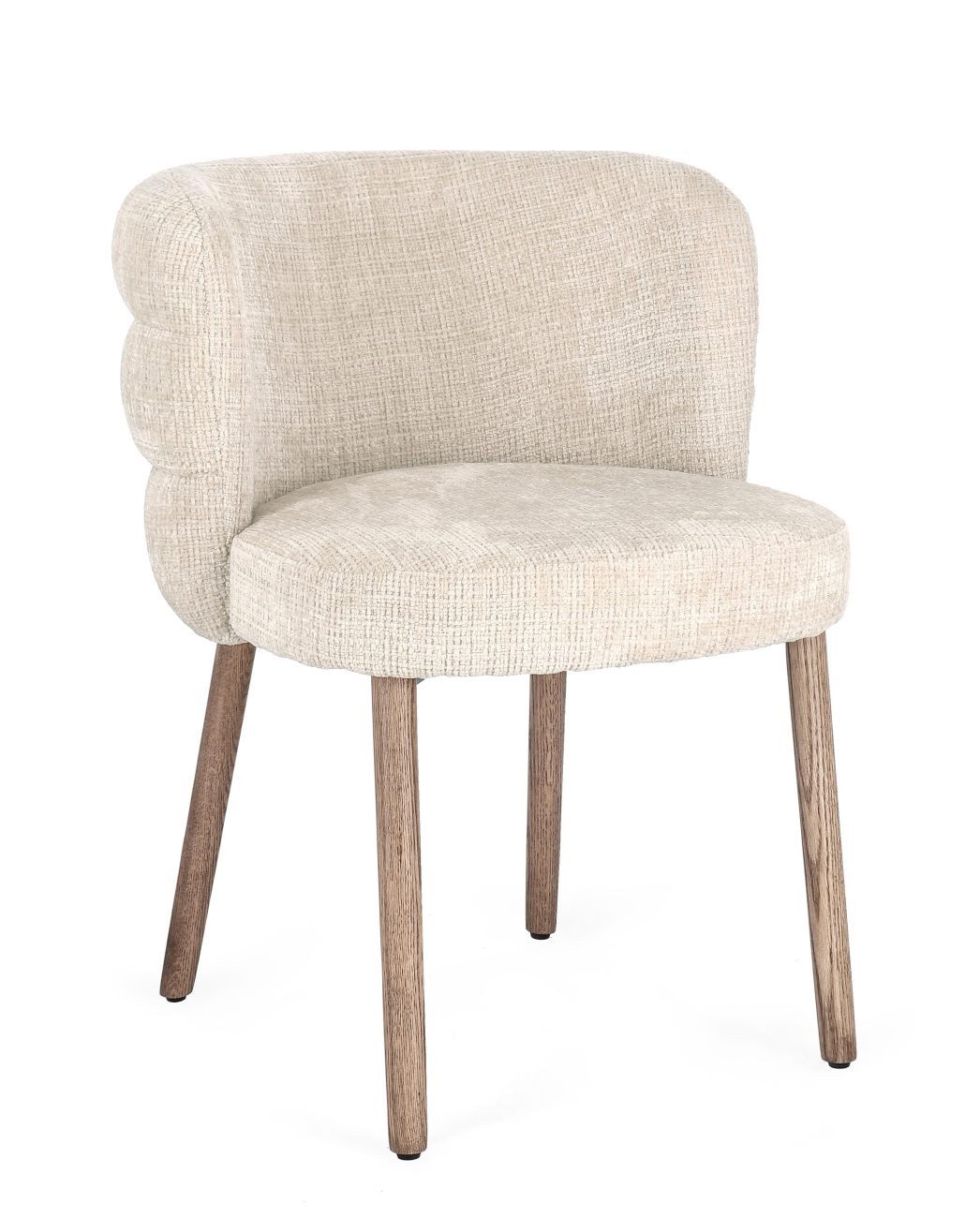 Bizzotto Stuhl Ilma aus Stoff, Beige