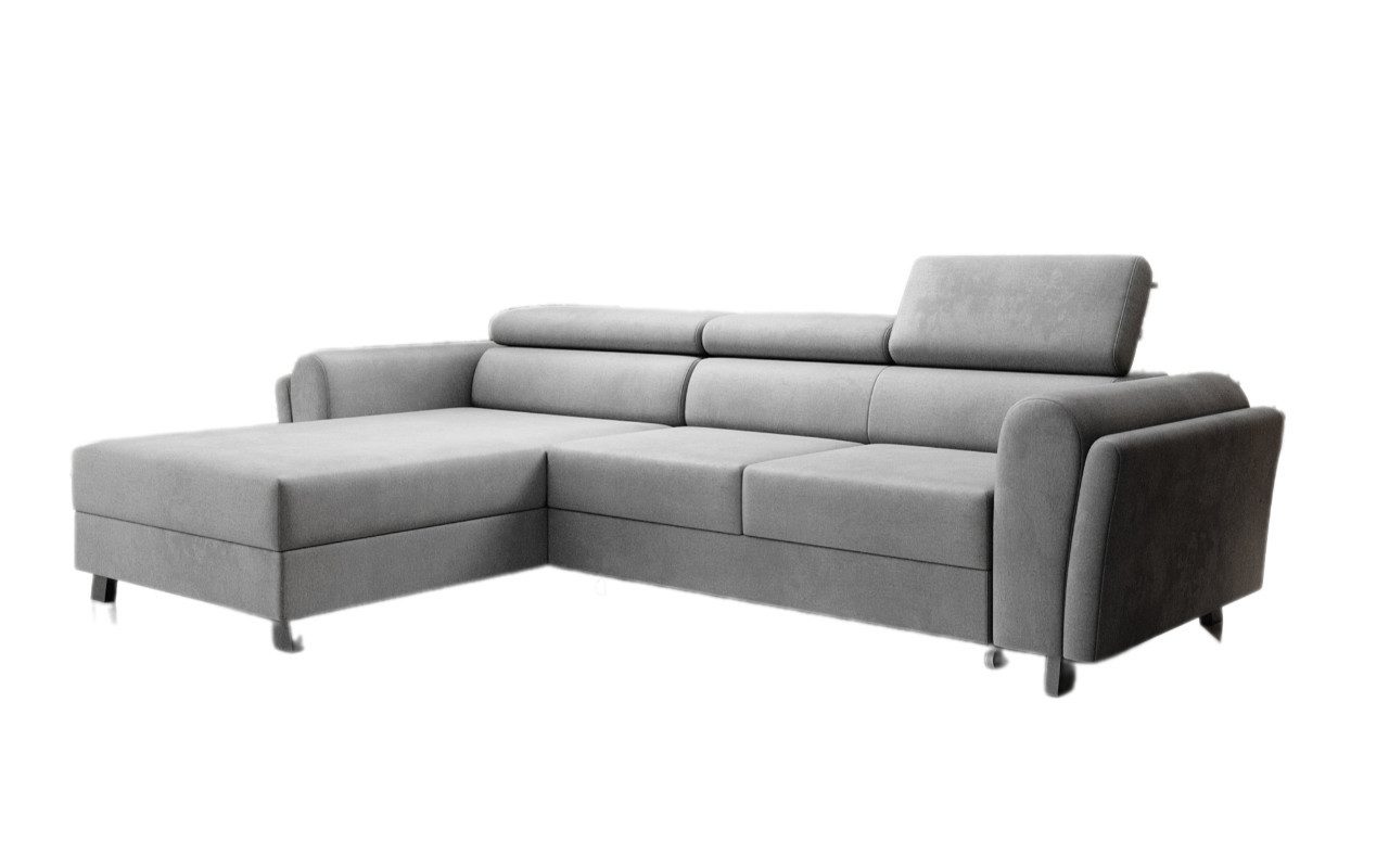 Luxusbetten24 Schlafsofa Designer Sofa Massimo, mit Stauraum und Schlaffunktion