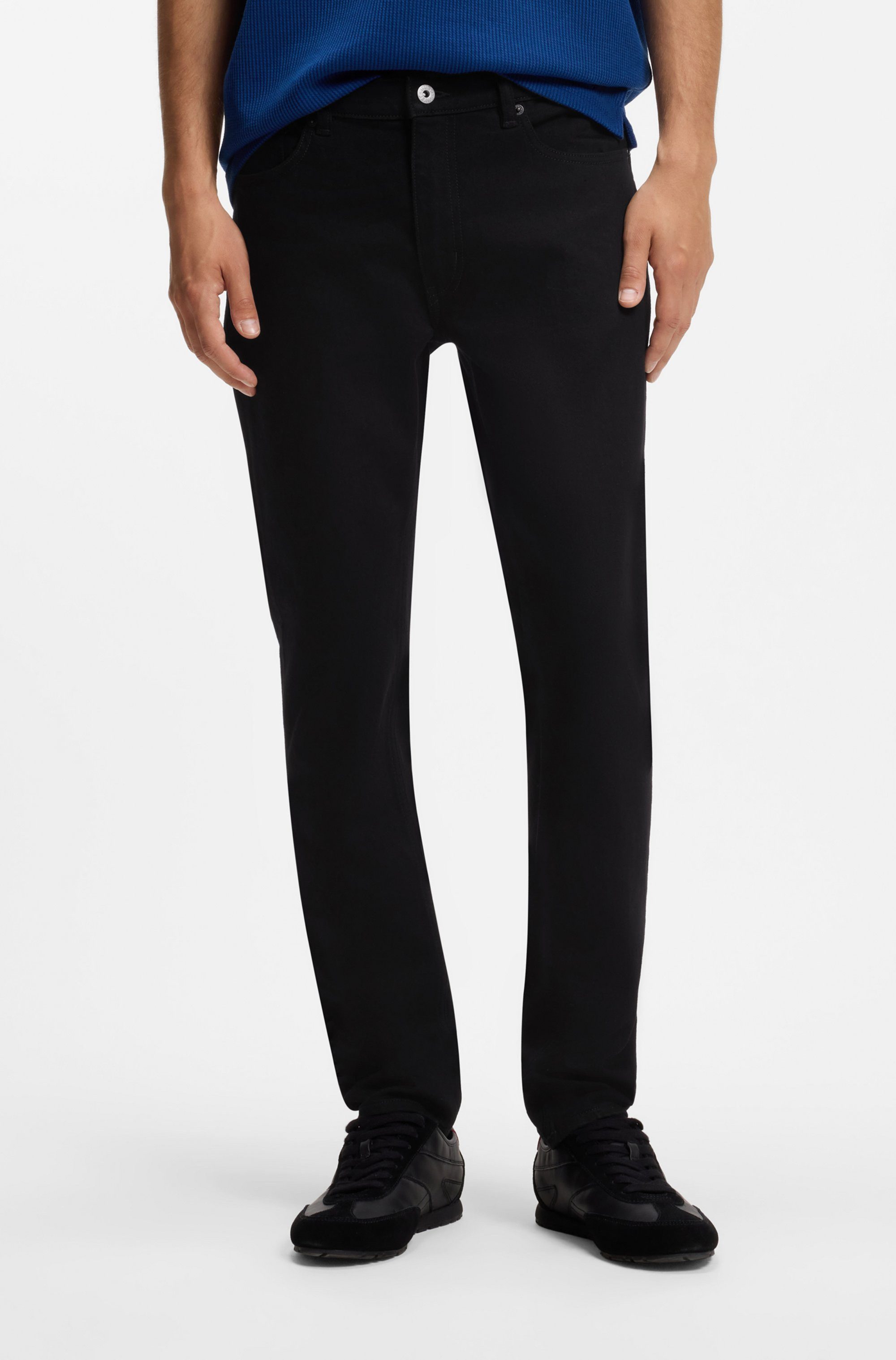 HUGO Skinny-fit-Jeans Zane mittlere Bundhöhe, enger Beinverlauf, Stretch-Denim
