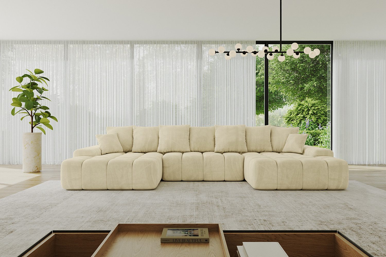ALTDECOR Wohnlandschaft ENSI-U, Sofa Praktische Bequeme günstig online kaufen